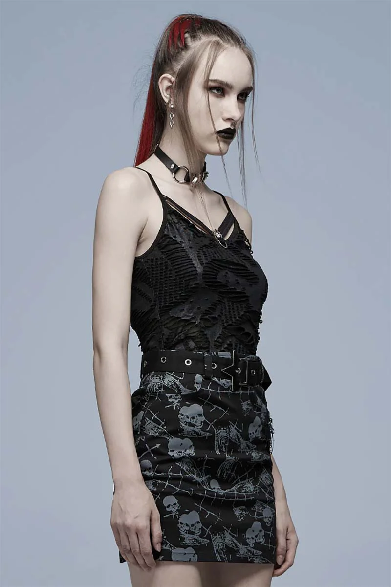 Deathling Distressed Tank Top - Image 5