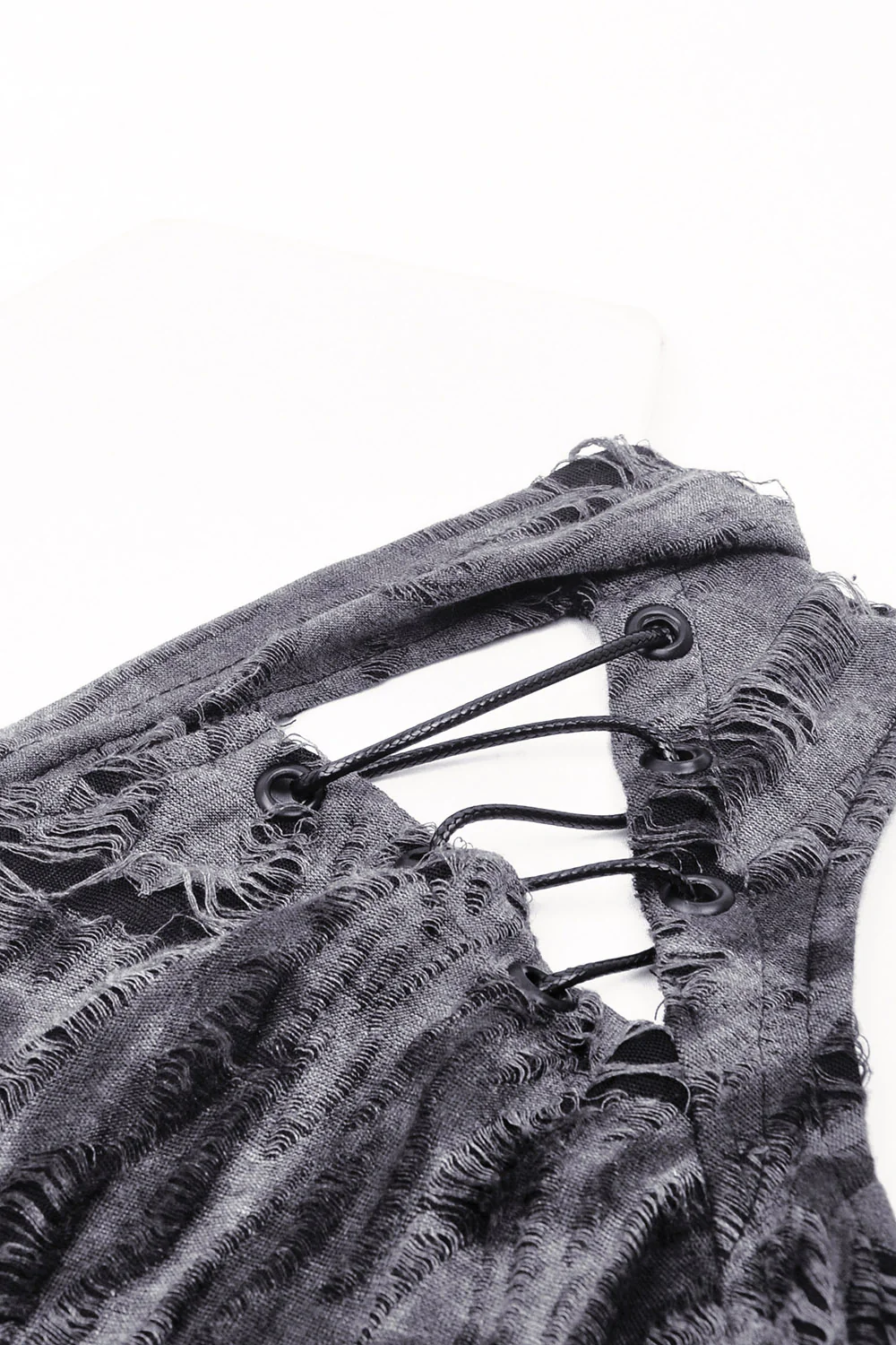 Decay Long Hooded Top with Thumbholes - Image 6