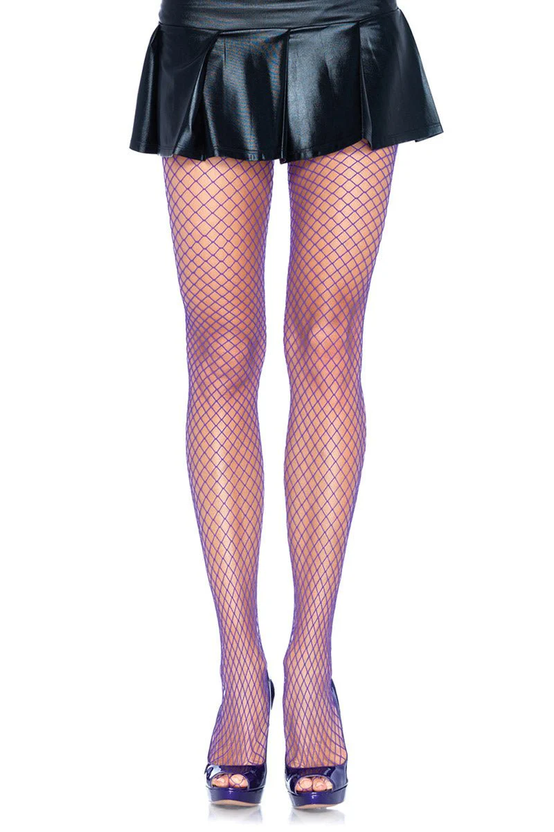 Diamond Net Fishnet Tights [Multiple Colors Available] - Image 7