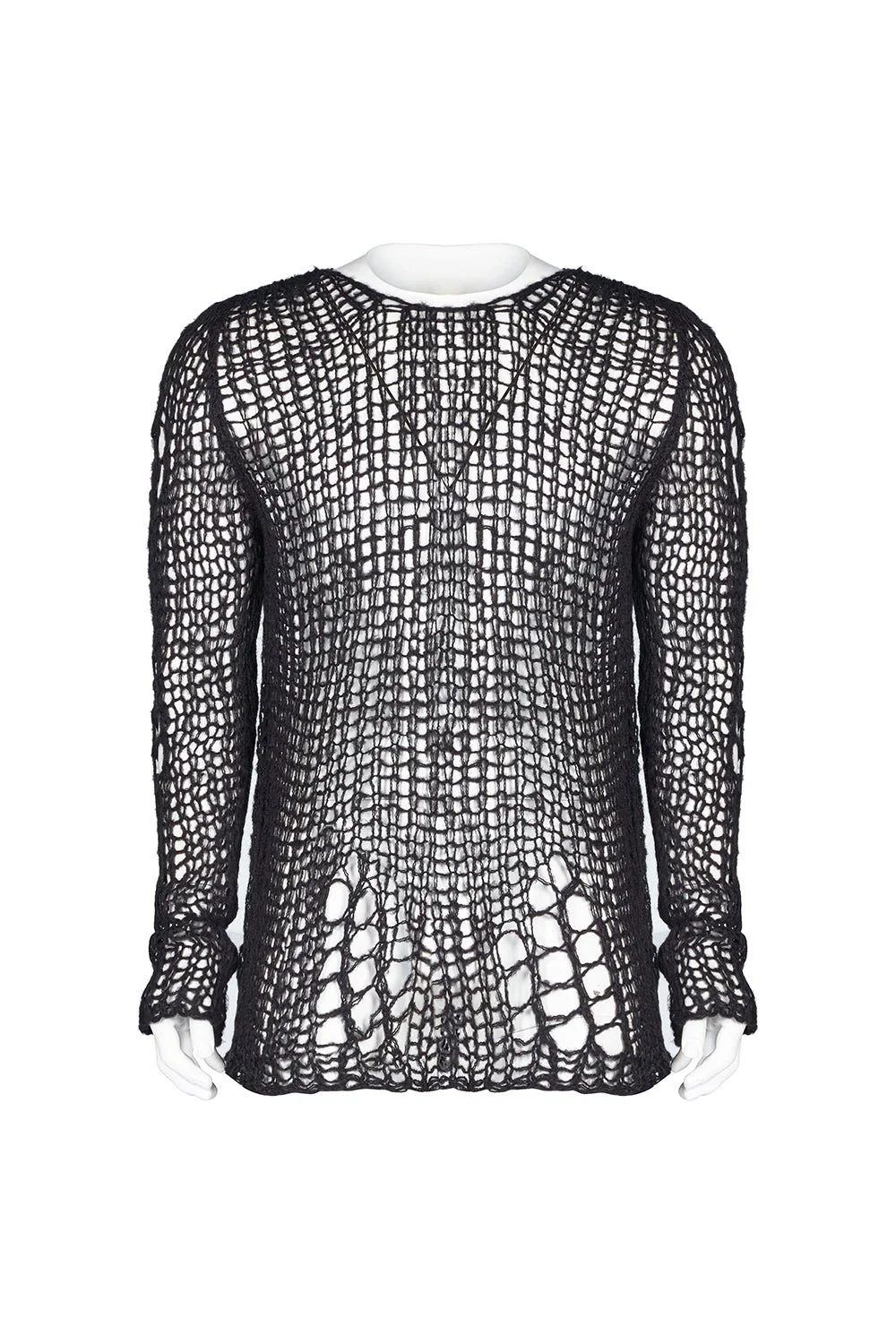 Doom Metal Shredded Sweater Top [Unisex] - Image 5