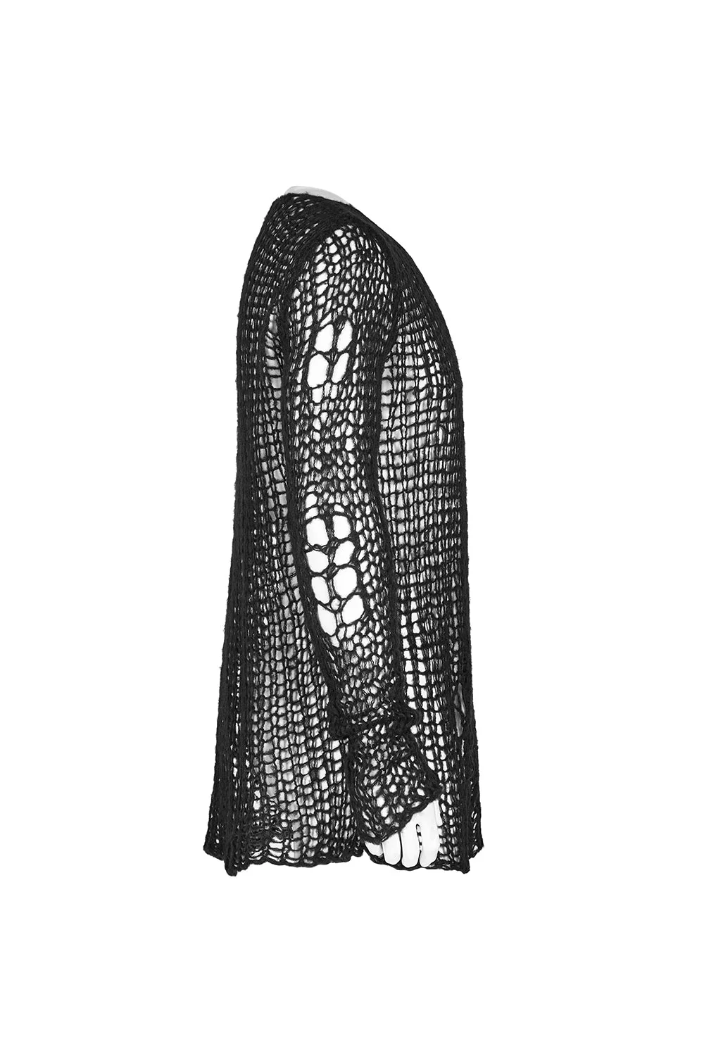 Doom Metal Shredded Sweater Top [Unisex] - Image 6