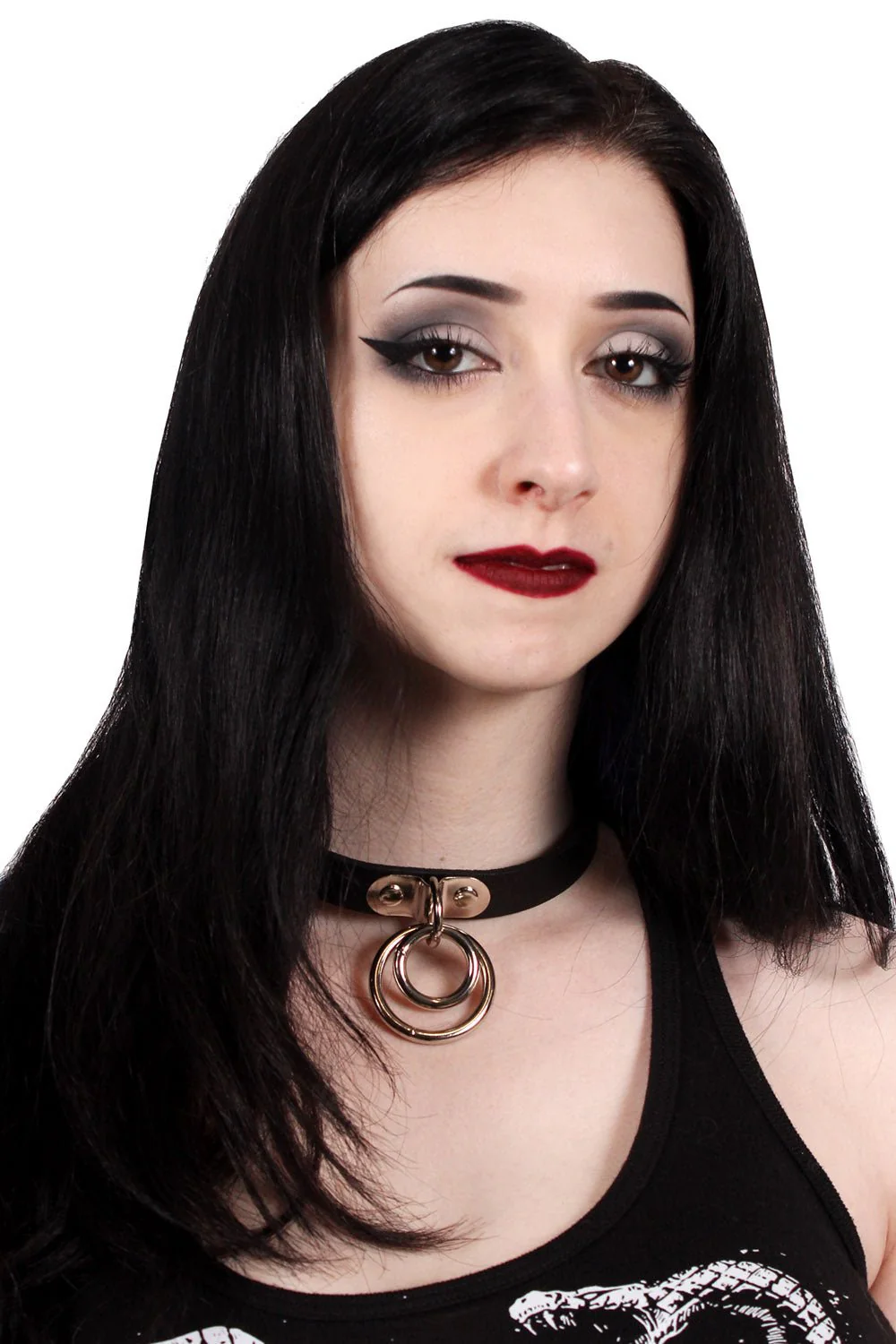 Double Trouble D-Ring Choker - Image 2