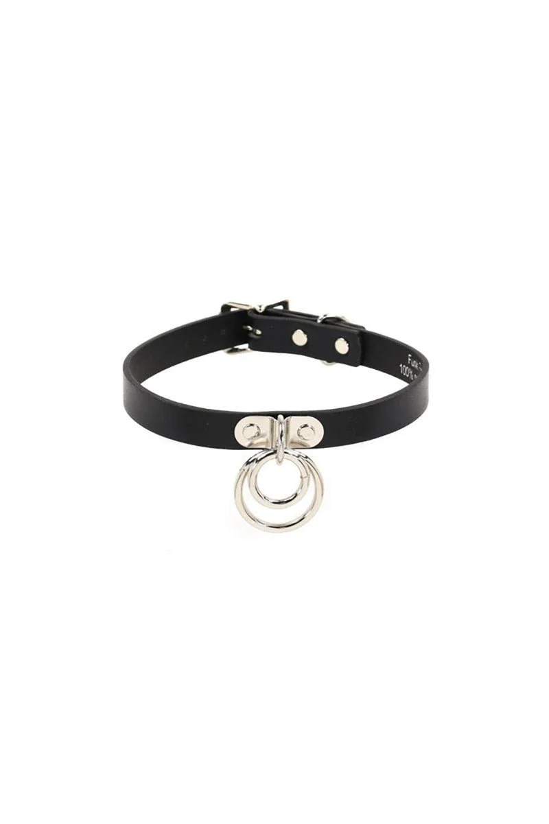 Double Trouble D-Ring Choker - Image 3