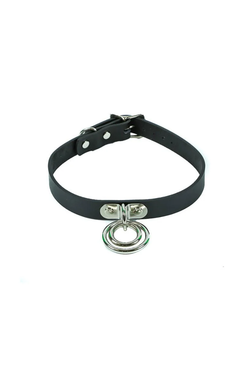 Double Trouble D-Ring Choker - Image 4