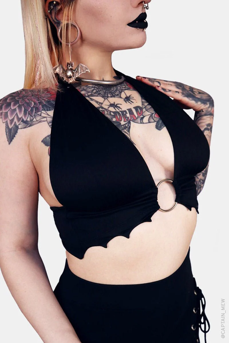 Draculas Daughter O-Ring Halter Top - Image 5