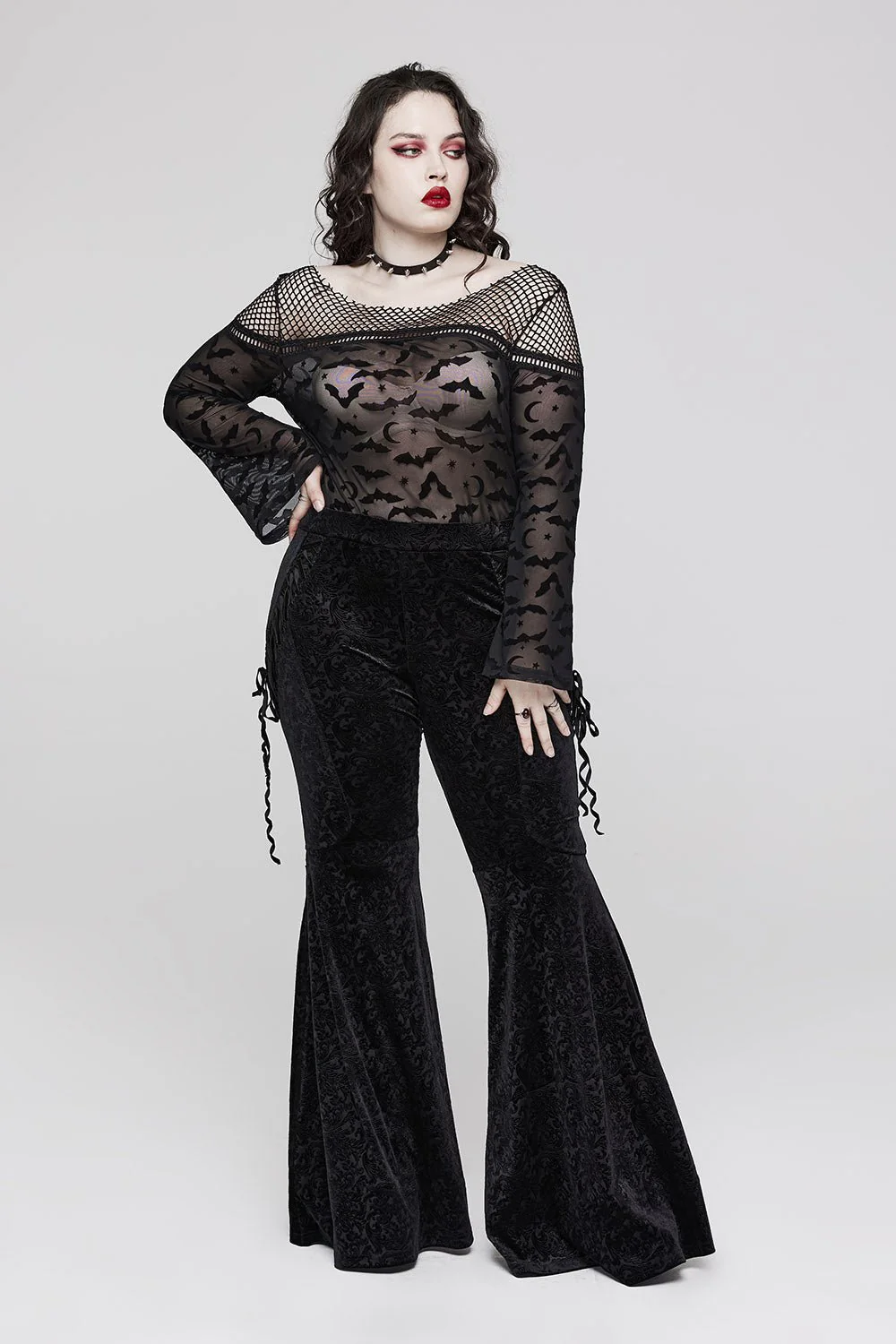 Dread Bat Fishnet Mesh Top - Image 3