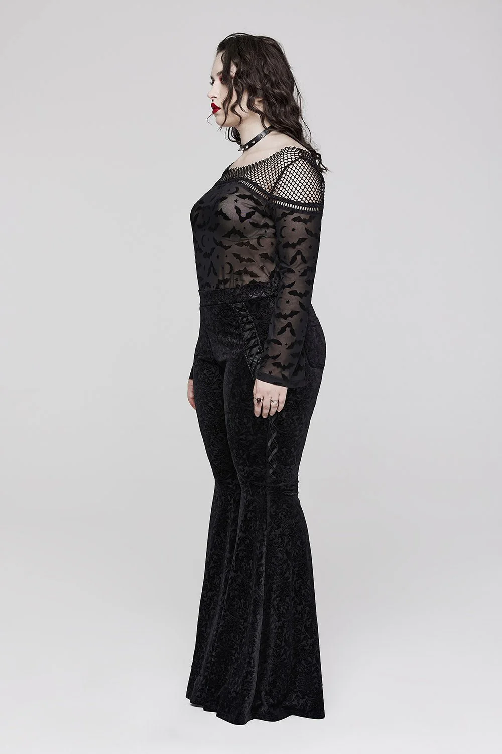 Dread Bat Fishnet Mesh Top - Image 4