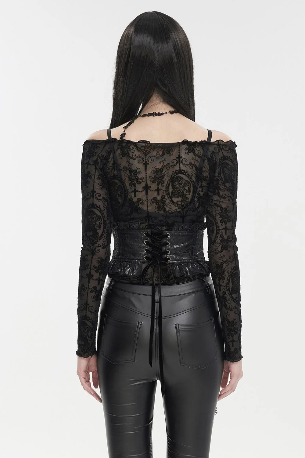 Drop of Poison Ruffled Waist Belt - Image 3