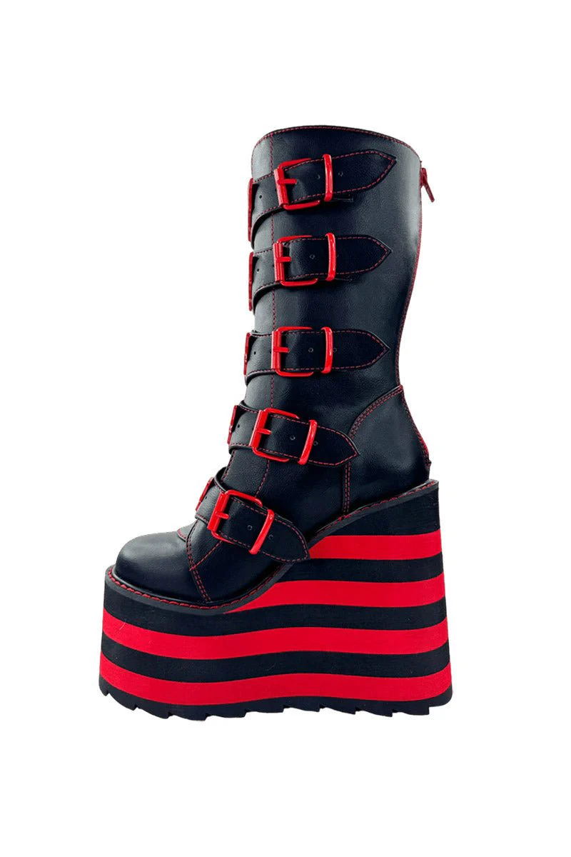 Dune Bat Platform Boots [Black/Red] [NO RESTOCKS] - Image 10