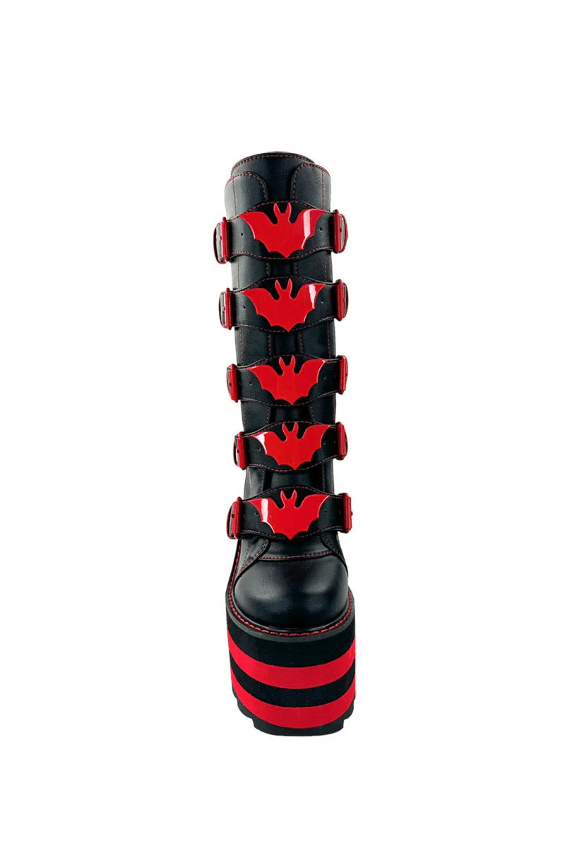 Dune Bat Platform Boots [Black/Red] [NO RESTOCKS] - Image 9