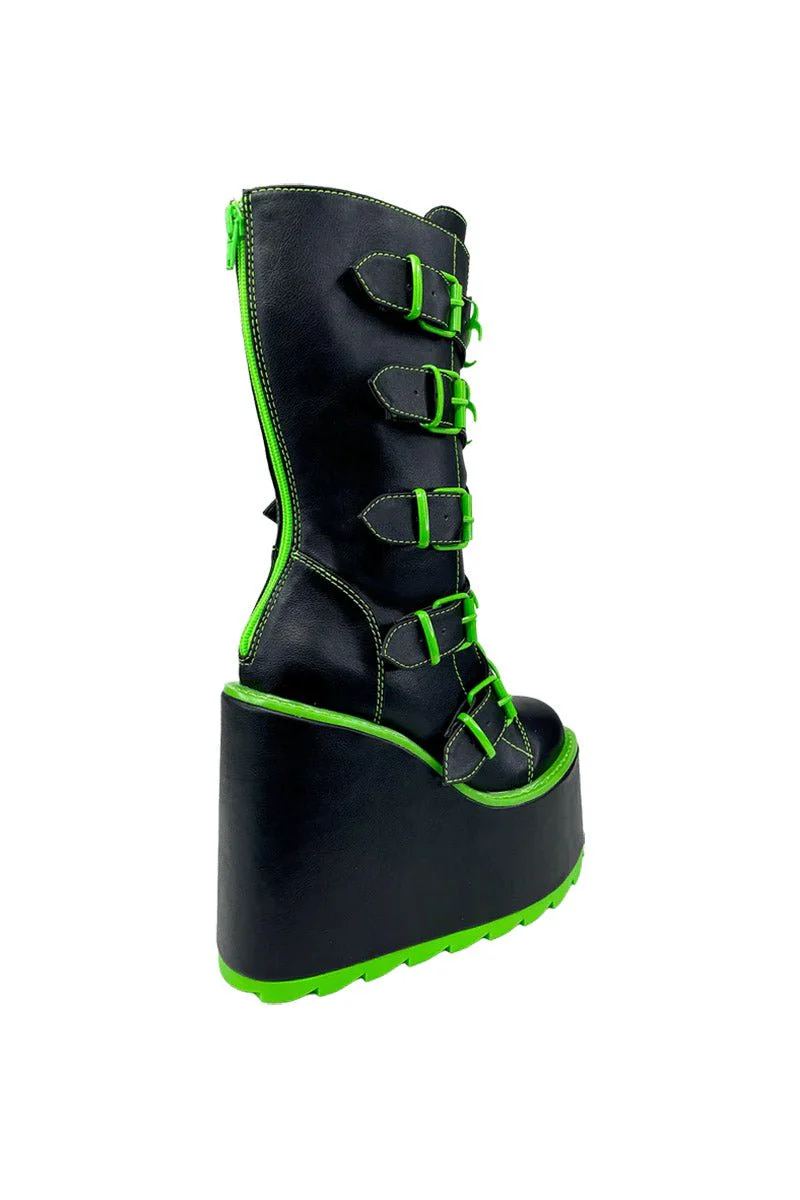 Dune Toxica Platforms [BLACK/GREEN] - Image 4