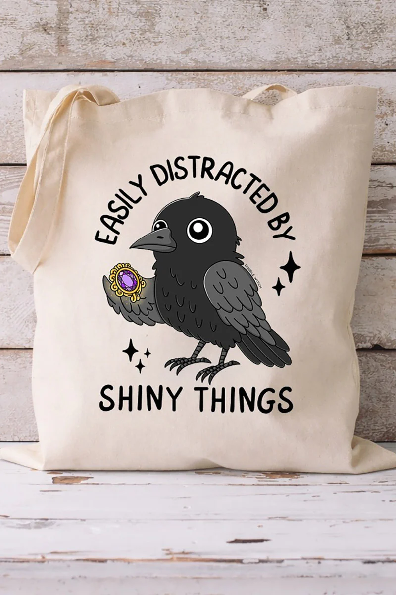 Easily Distracted By Shiny Things Tote - Image 2