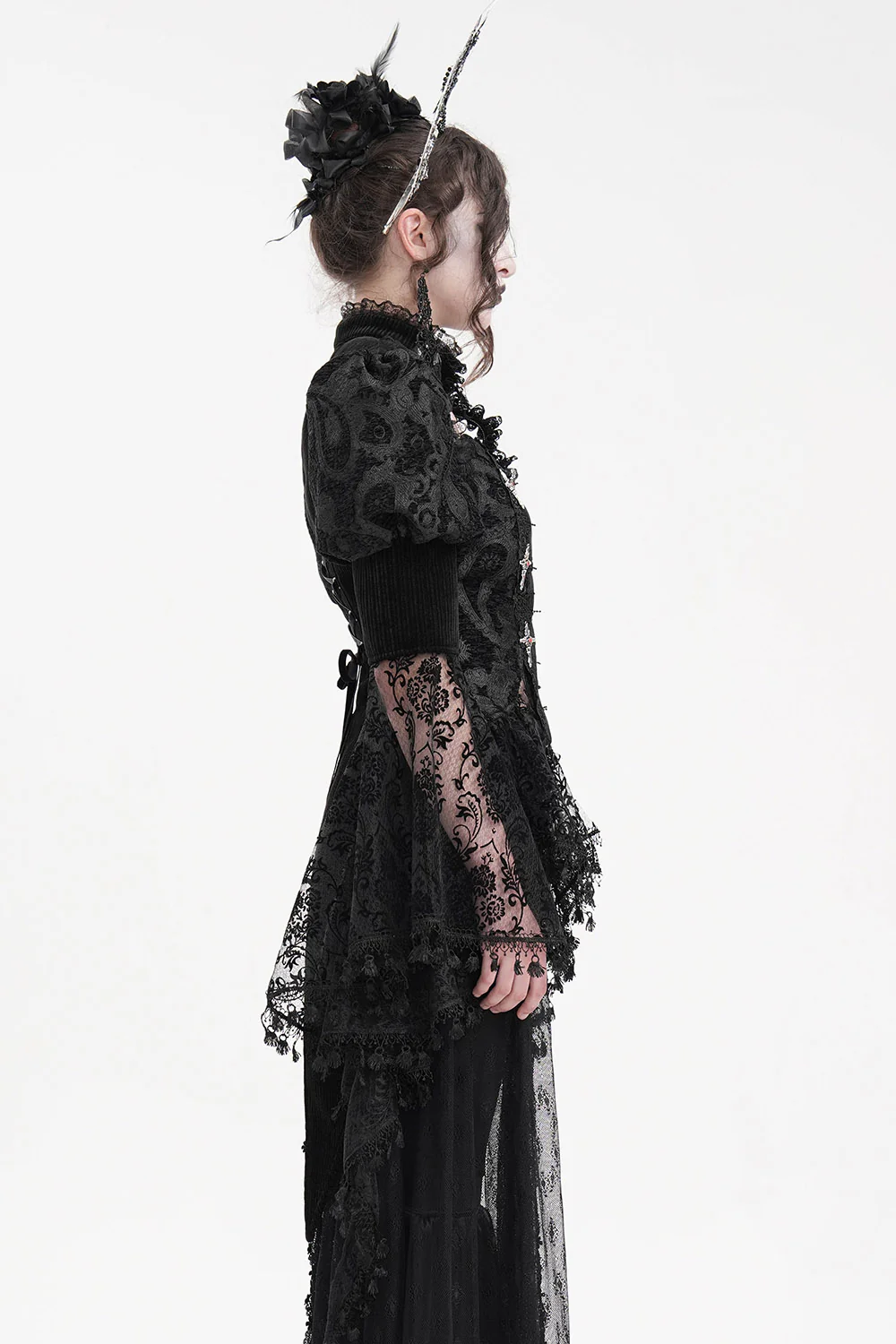 Nosferatum Vampire Goth Jacket - Image 7