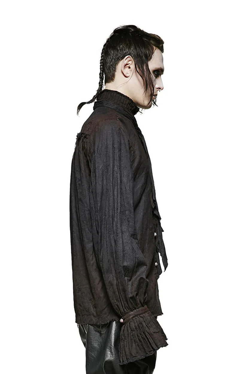 Edgar Allan Poe Linen Shirt - Image 4