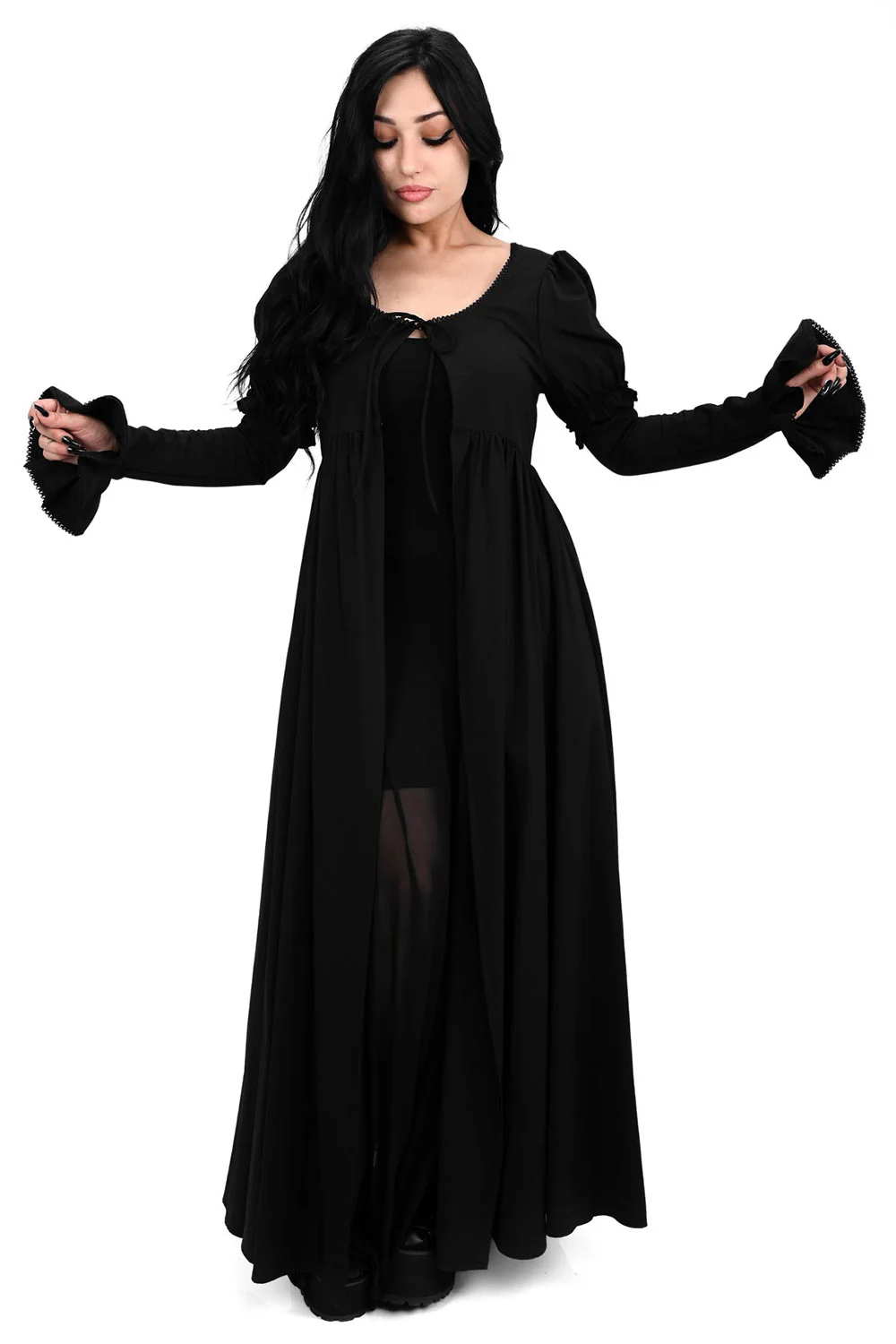 Ellen Puff Sleeve Duster - Image 3