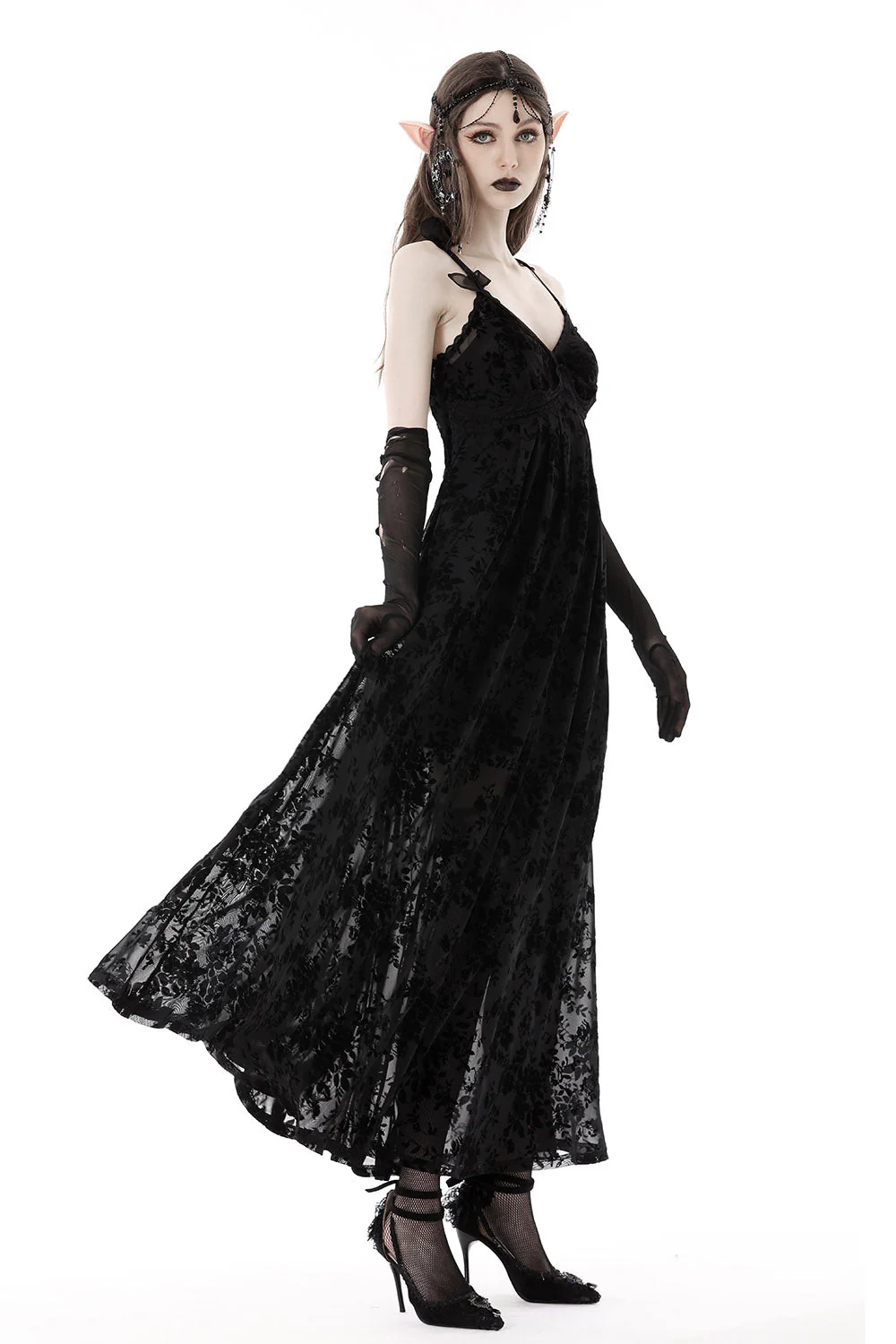 Elven Woe Fairy Goth Dress - Image 2