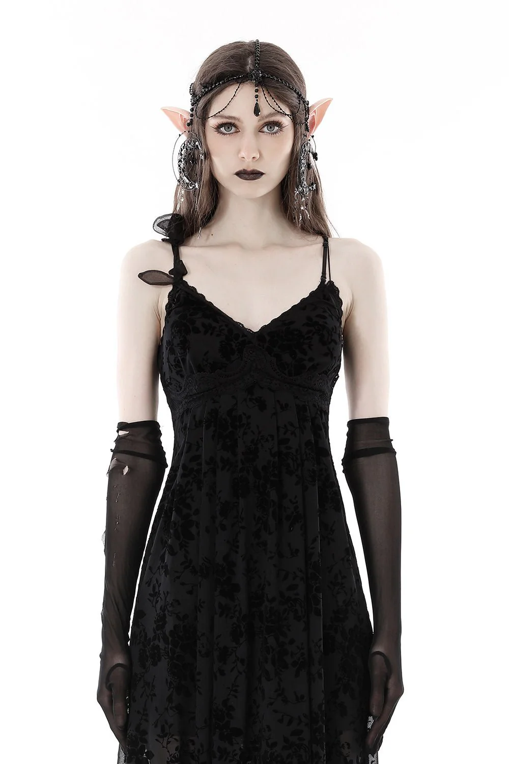 Elven Woe Fairy Goth Dress - Image 3