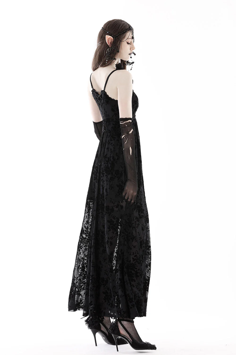 Elven Woe Fairy Goth Dress - Image 5