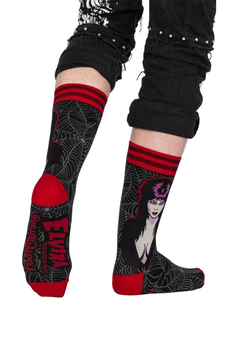 Elvira Mistress of the Dark Crew Socks - Image 5