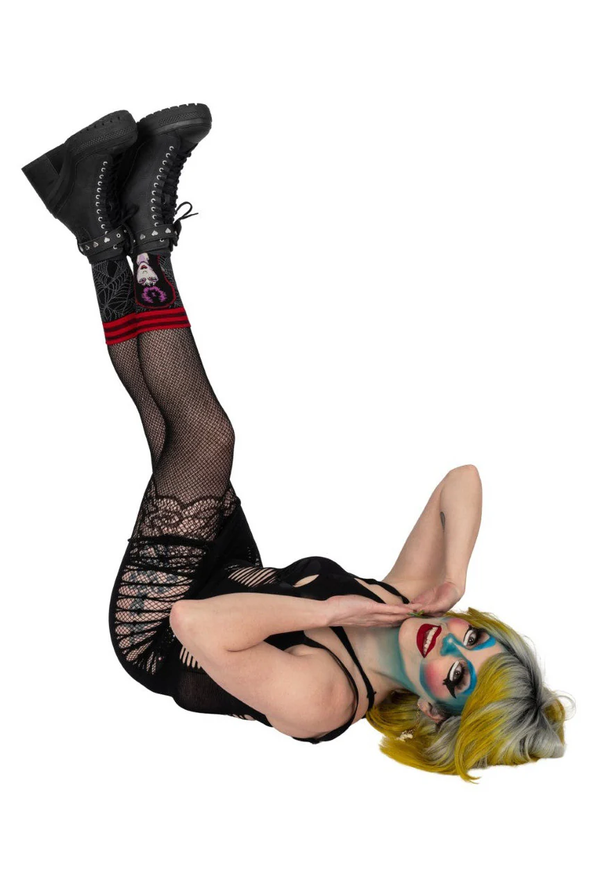 Elvira Mistress of the Dark Crew Socks - Image 8