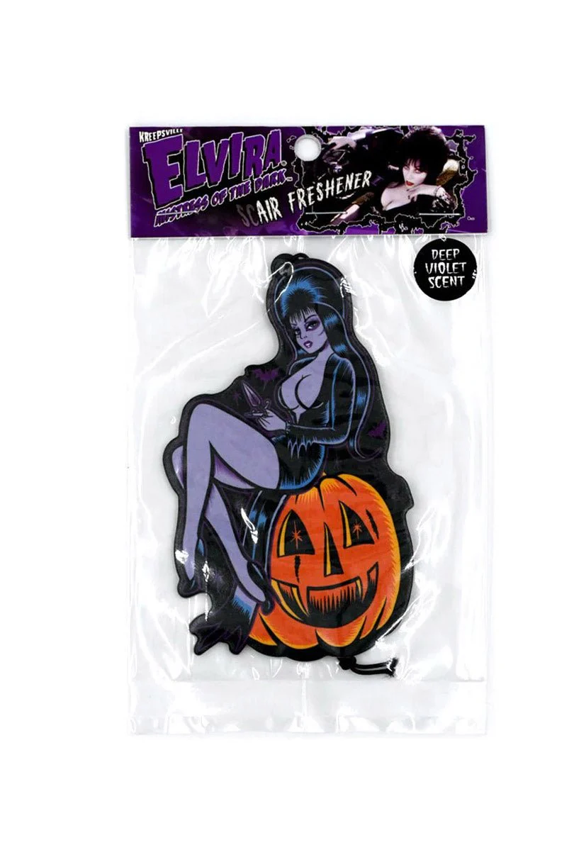 Elvira Pumpkin Pinup Air Freshener - Image 2