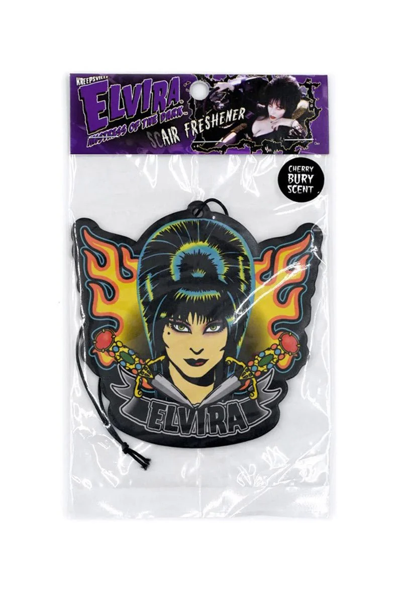 Elvira Tattoo Flames Air Freshener - Image 2