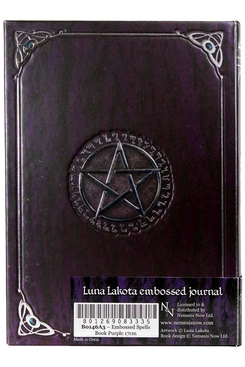 Embossed Spell Book Journal [Purple] - Image 3