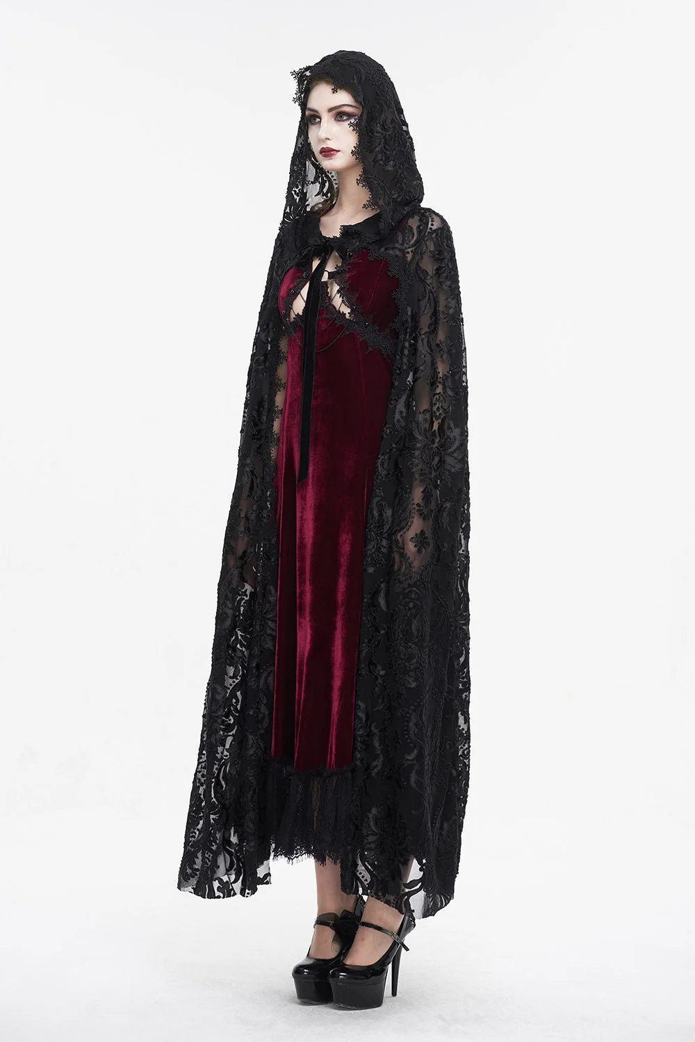 Enchanted Woods Flocked Cloak - Image 4
