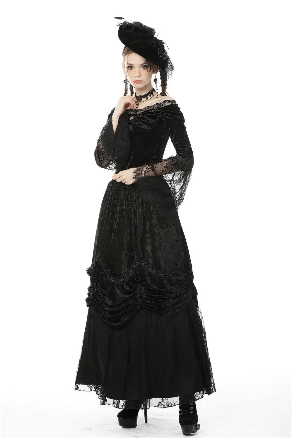 Endless Night Off the Shoulder Top - Image 5