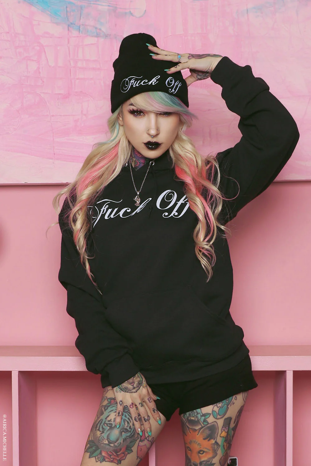 F*ck Off Beanie - Image 3