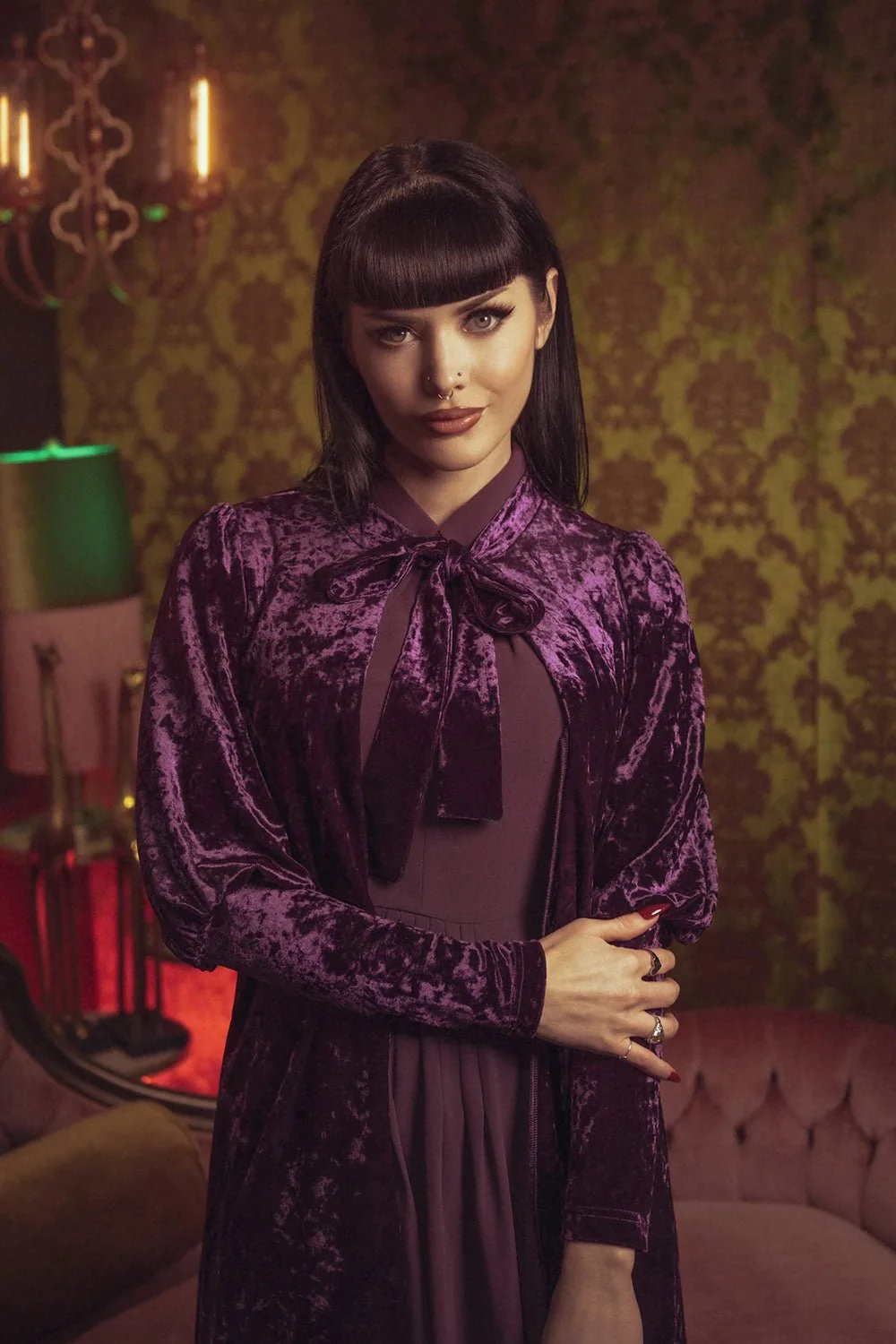 Facilier Cardigan [PURPLE] - Image 10