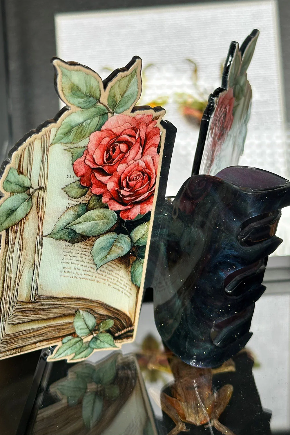Fairytale Book Butterfly Hair Claw Clip - Image 3