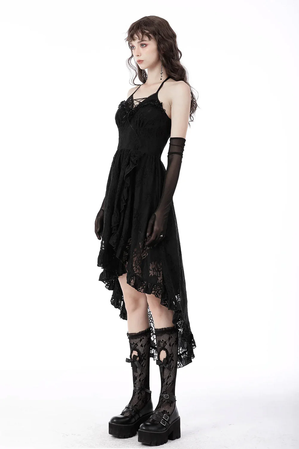 Fallen Leaves Lace Dress - Image 5