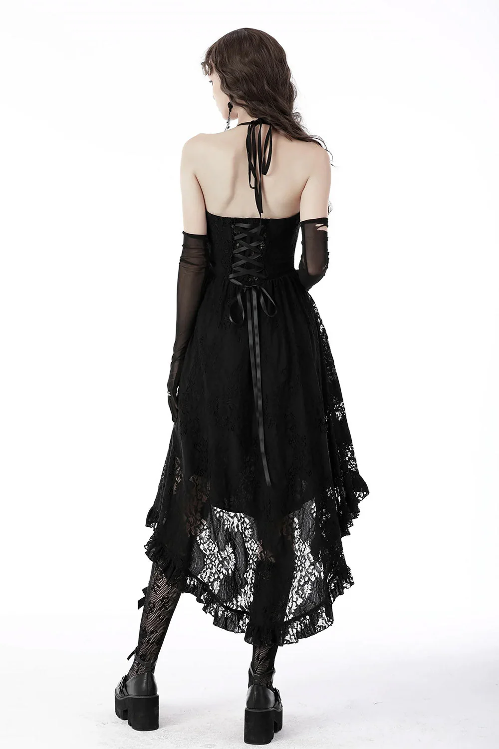 Fallen Leaves Lace Dress - Image 6