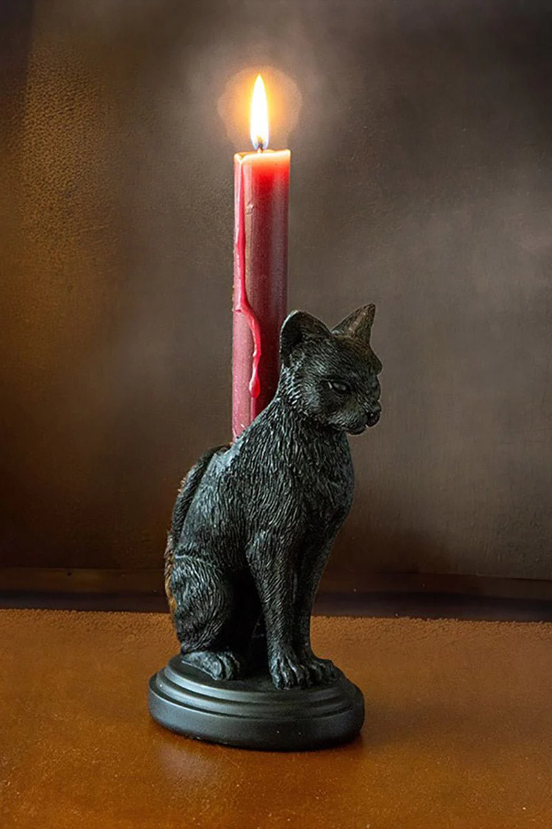 Faust's Familiear Cat Candle Holder - Image 7