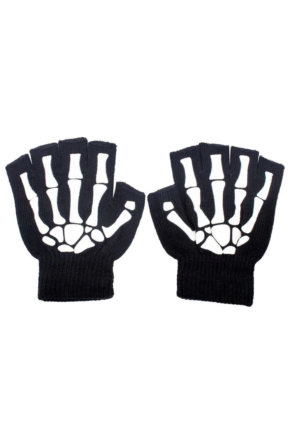 Fingerless Skeleton Gloves - Image 2