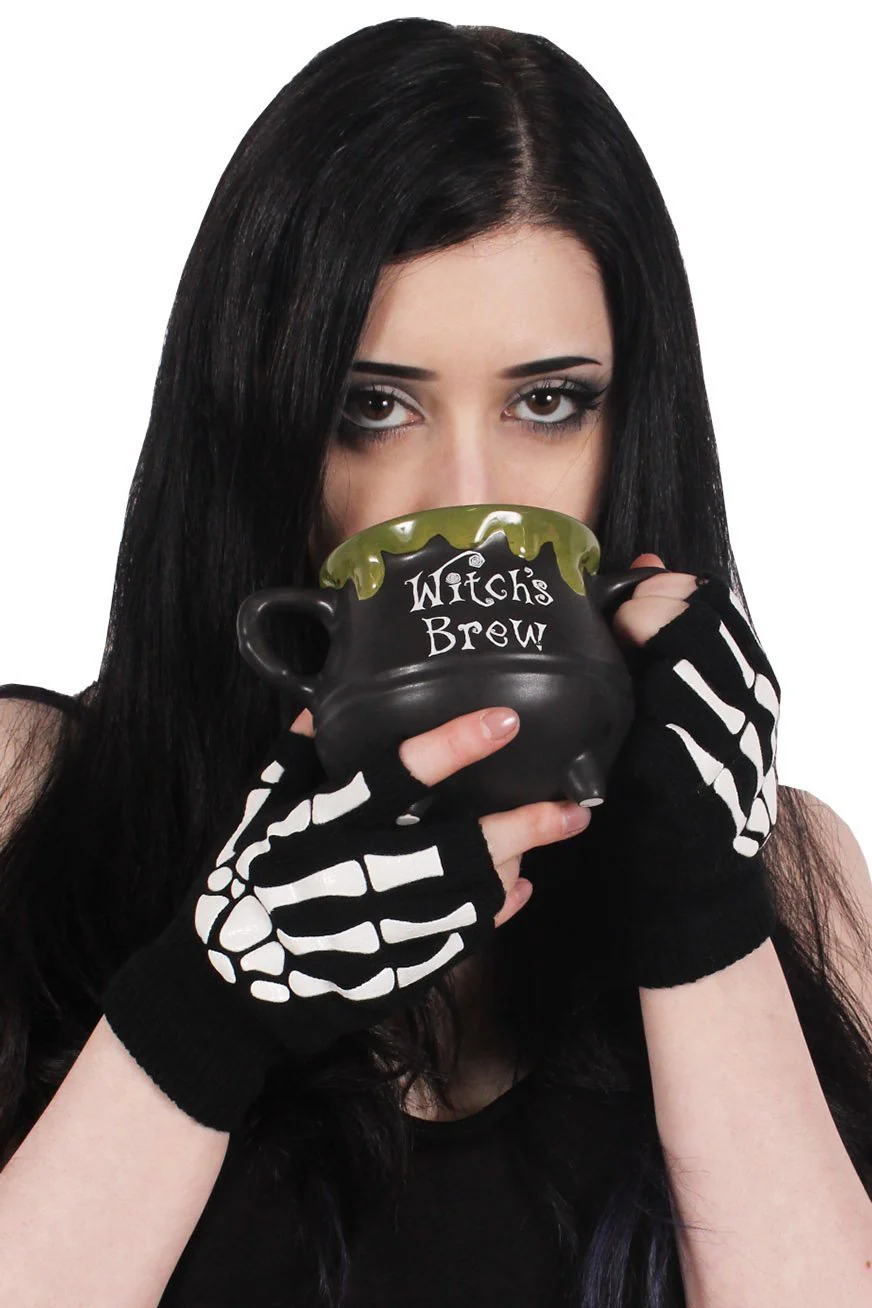 Fingerless Skeleton Gloves - Image 8