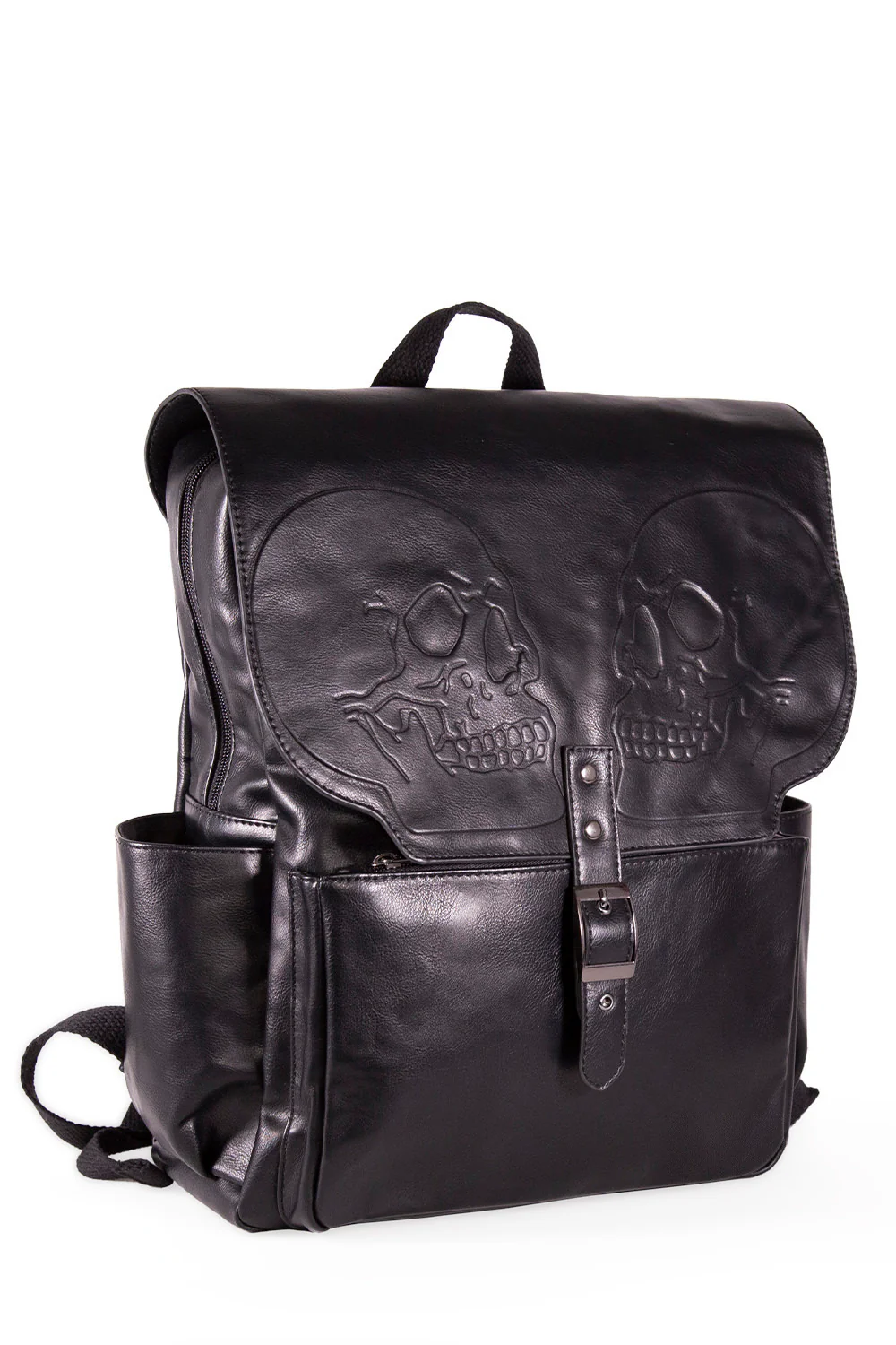 Vegan Leather Skull Backpack - Image 2