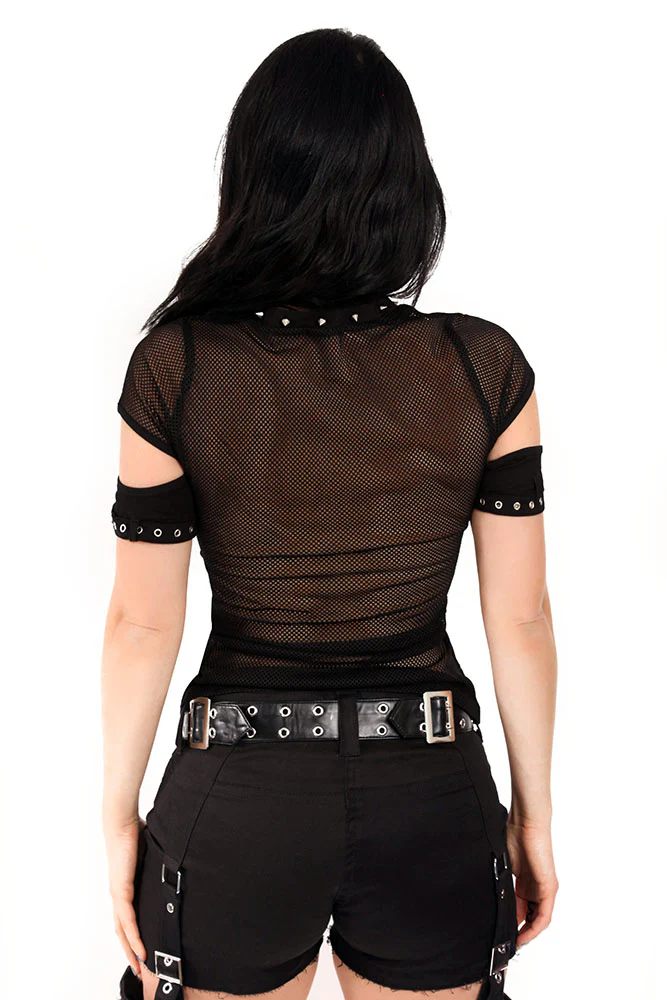 Nexxus Fishnet Cutout Top - Image 2