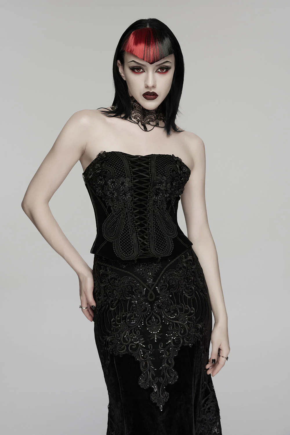 Floral Fables Lace-Up Bustier - Image 5