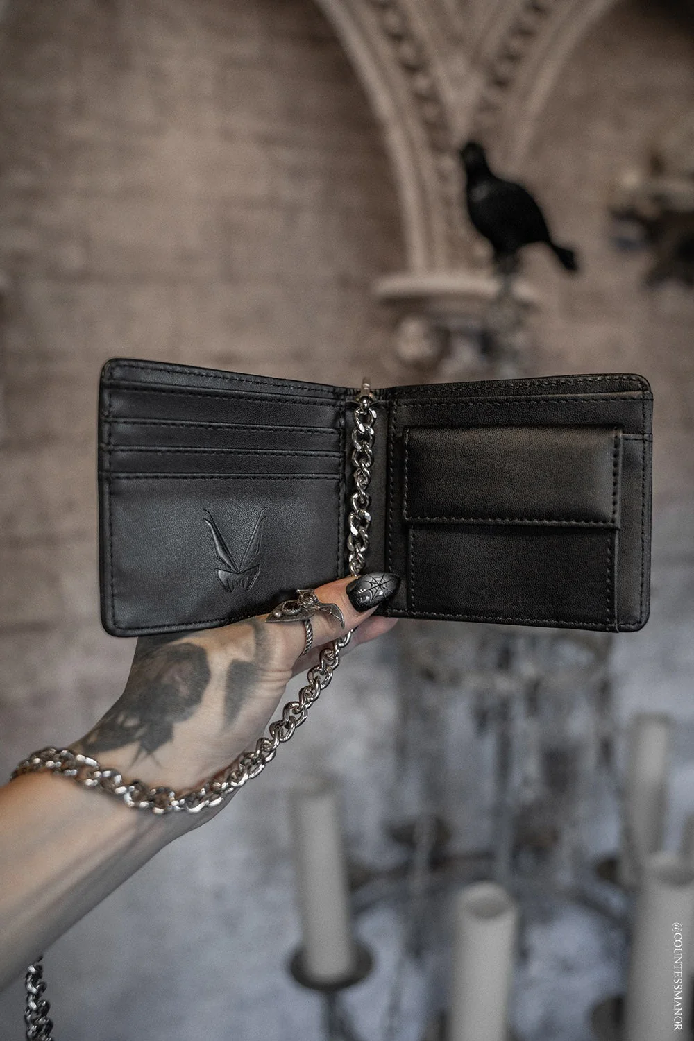 Fuck Off Bifold Wallet w/ Chain - Image 3
