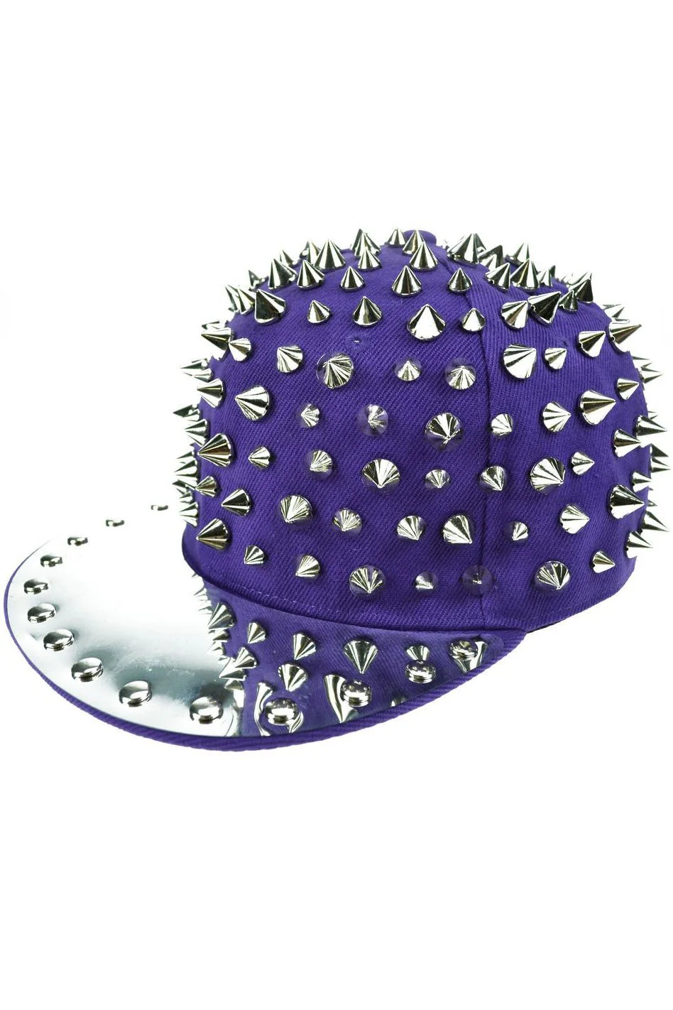 Full Spike Cap Hat [Purple] - Image 2