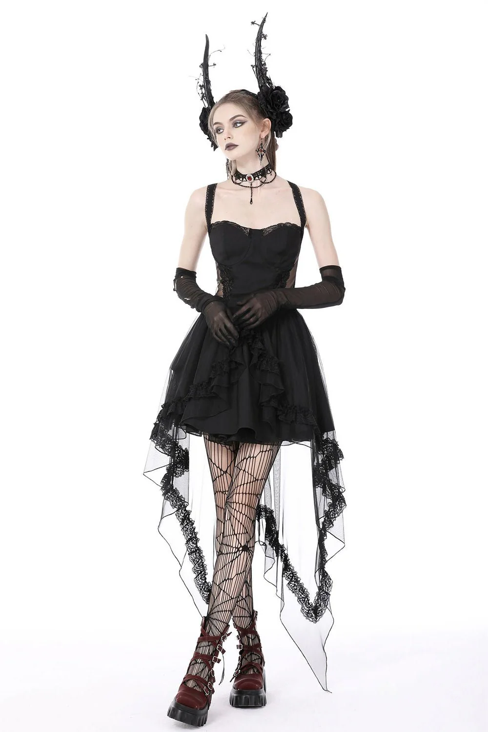 Funeral Haunt Halter Dress - Image 2