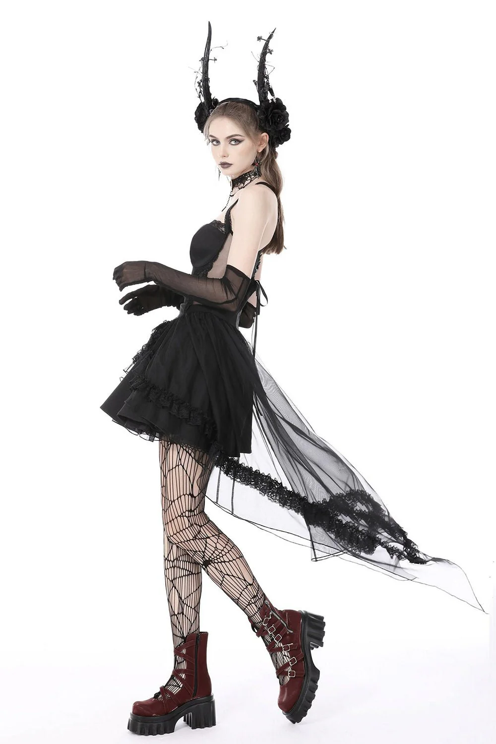 Funeral Haunt Halter Dress - Image 3
