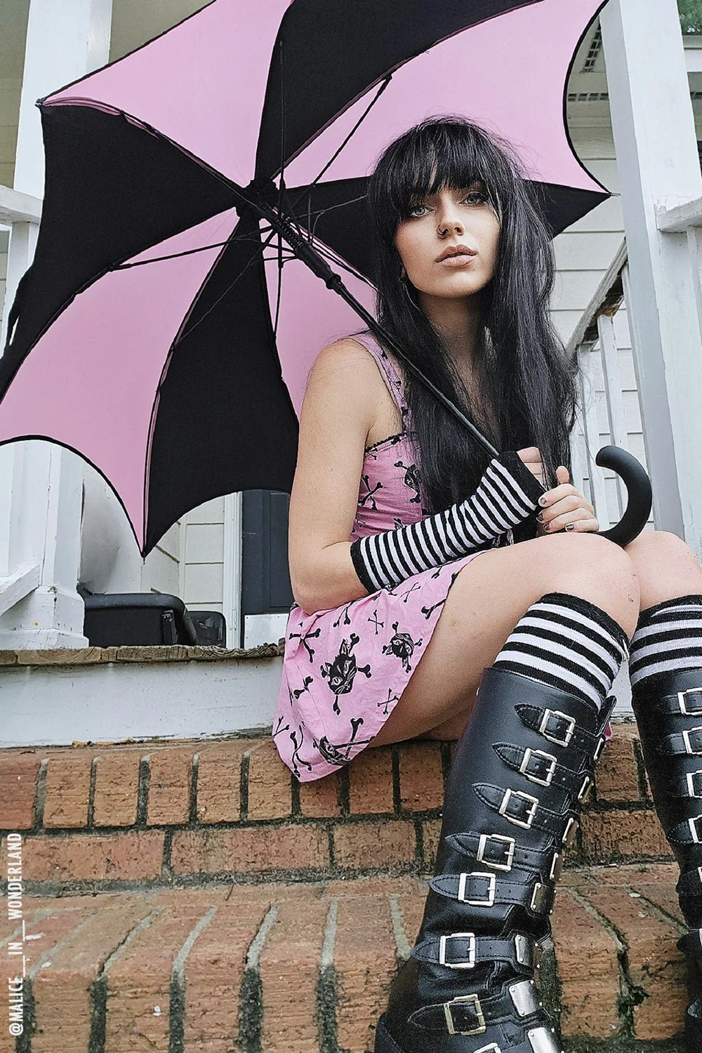 Funeral Procession Umbrella [PASTEL PINK] - Image 11