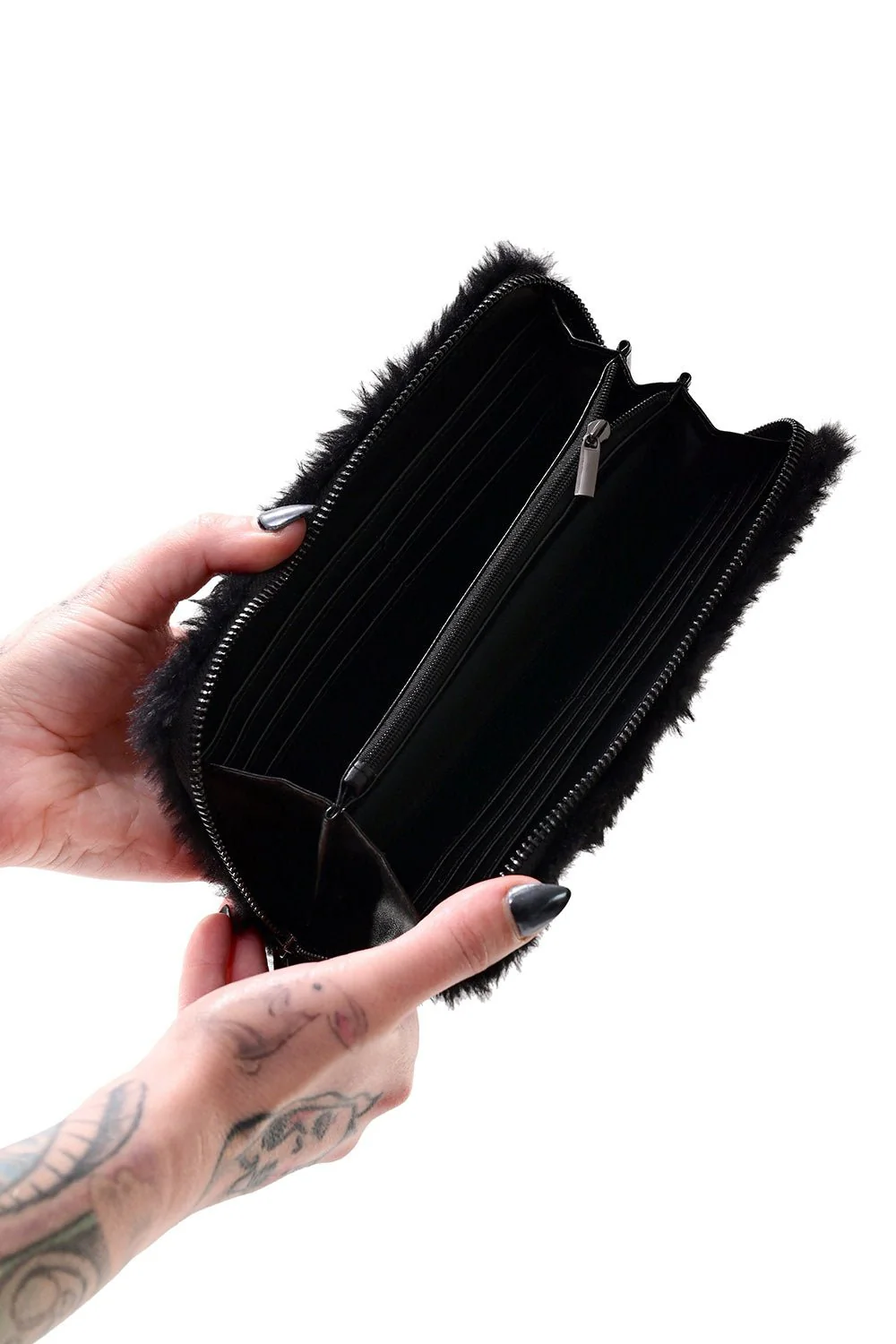 Fuzzy Jack Wallet [Black/Orange] - Image 2