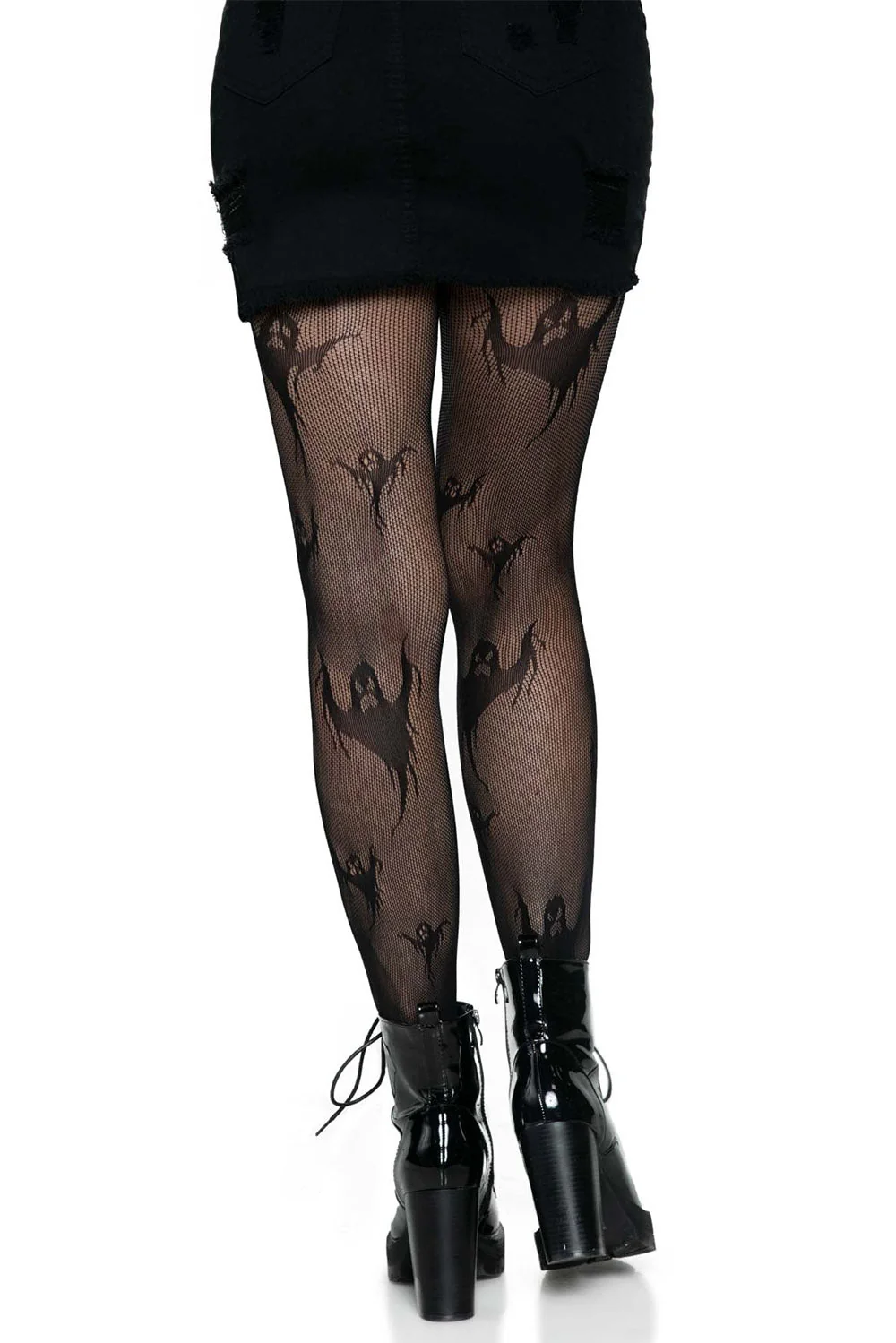 Get Ghosted Fishnet Tights - Image 3