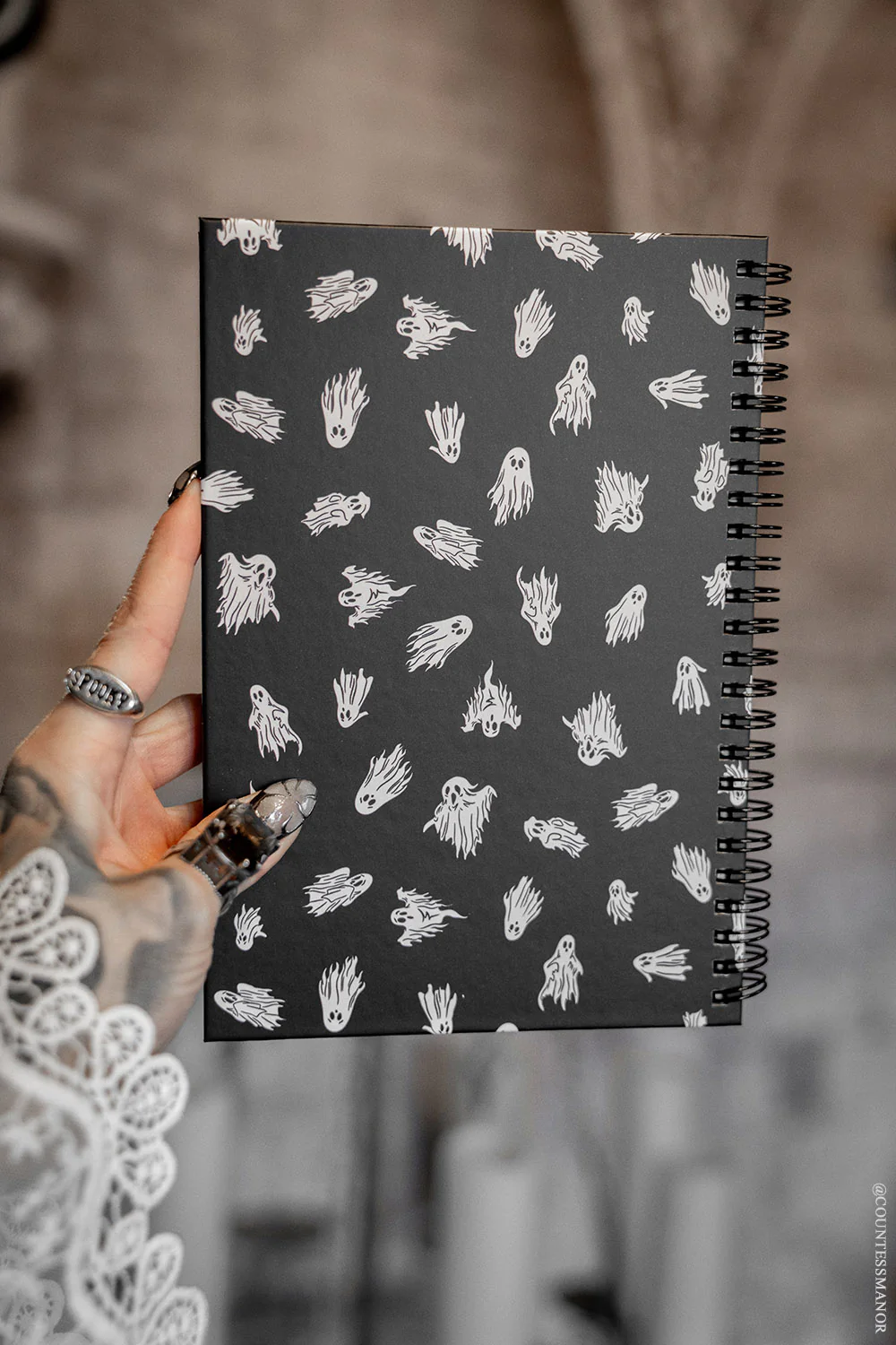 Ghost Haunting Spiral Notebook - Image 2