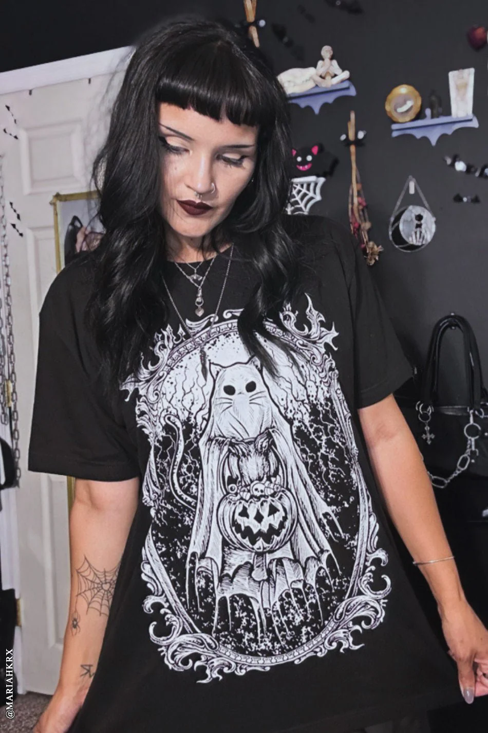 Ghost Kitty T-shirt - Image 12