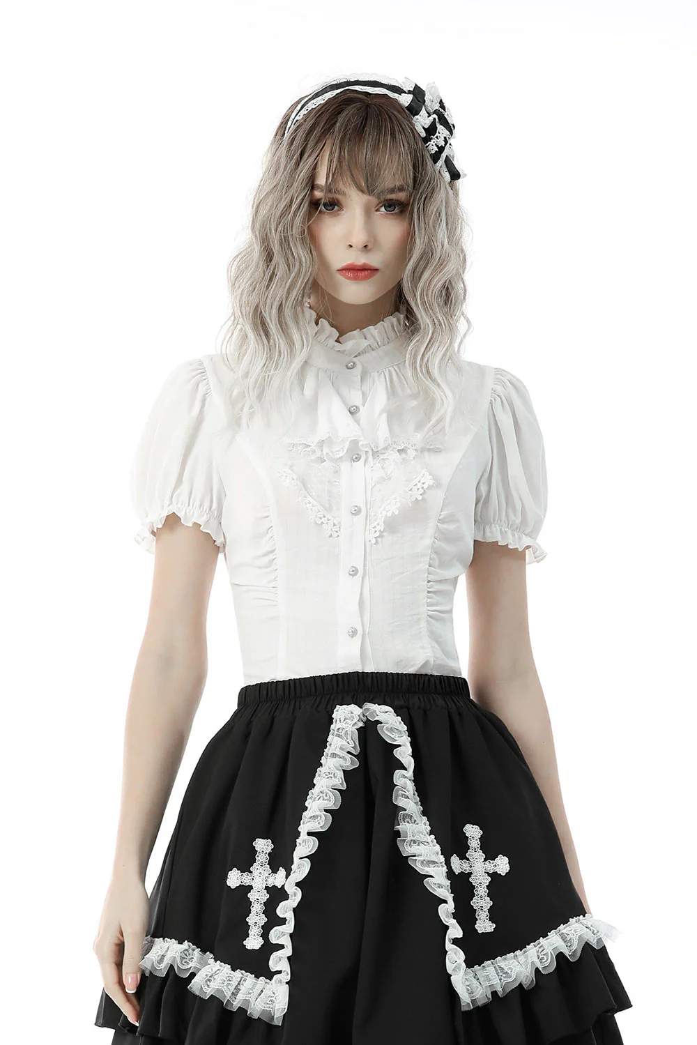 Ghost Manor Puff Sleeve Top - Image 3